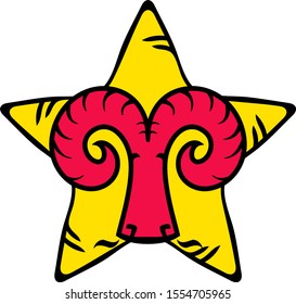 Zodiac signs in the form of stars. 
Another look at the horoscope.