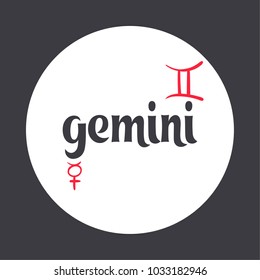 Zodiac signs. Horoscope symbols. Astrology icons