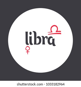 Zodiac signs. Horoscope symbols. Astrology icons
