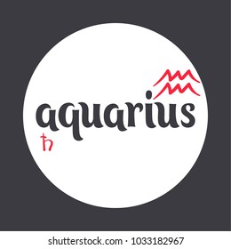 Zodiac signs. Horoscope symbols. Astrology icons