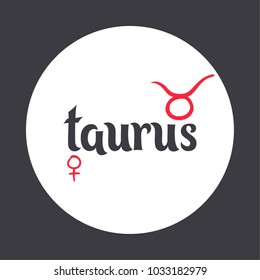 Zodiac signs. Horoscope symbols. Astrology icons