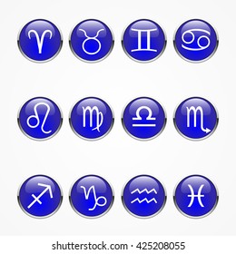 Zodiac signs icons