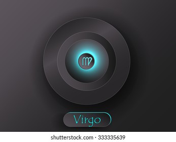 Zodiac signs on the background