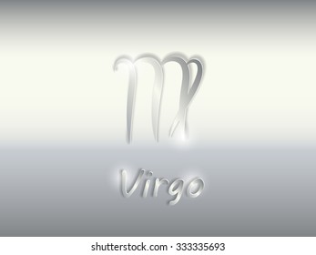 Zodiac signs on the background