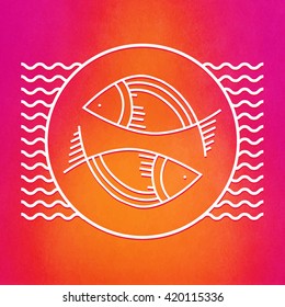 Zodiac signs. Pisces