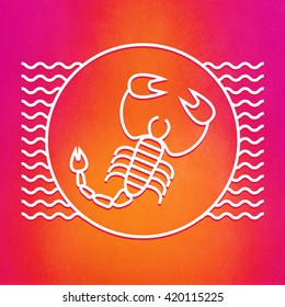 Zodiac signs. Scorpio