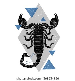 zodiac signs Scorpio vector