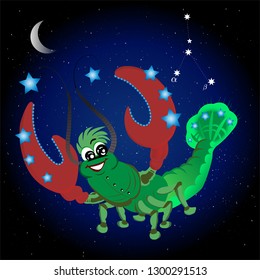 Zodiac signs. Set of simple round zodiac icons with captions - for web and print. Zodiak signs.