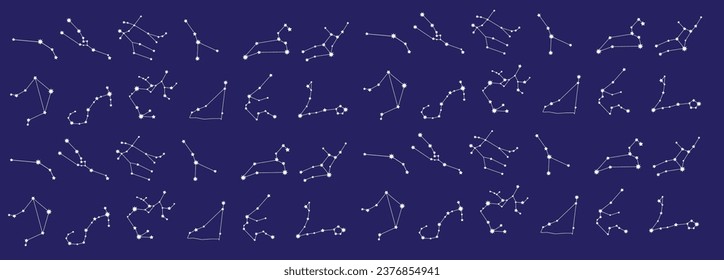 Zodiac Signs, Zodiac symbols icon set vector illustration zodiac star set