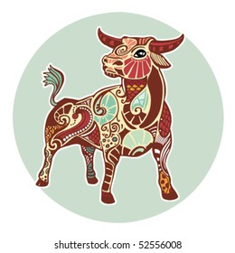 Zodiac Signs - Taurus (colored)