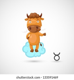 Zodiac signs - Taurus vector Illustration