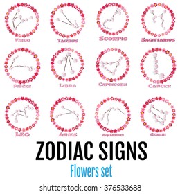 Zodiac signs Vector Art, Stock Vector