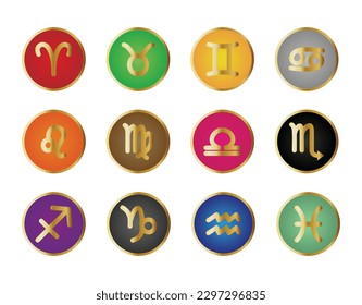 Zodiac Signs Vector image or symbols