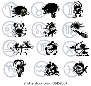 Zodiac Silhouettes.