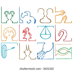 Zodiac sketches