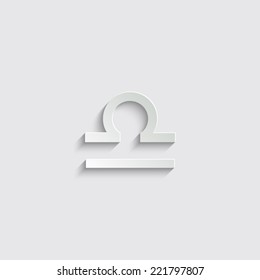 Zodiac Symbol icons. Libra