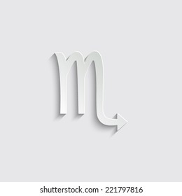 Zodiac Symbol icons. Scorpio
