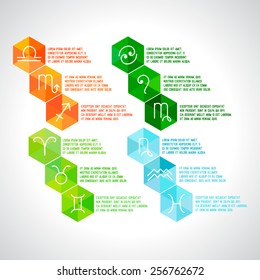 Zodiac Symbol infographics icons