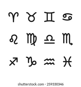 zodiac symbols