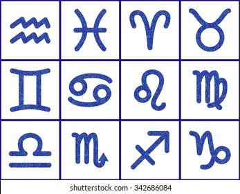 Zodiac Symbols set