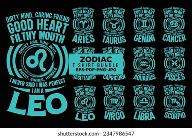 Zodiac t shirt design bundle, Zodiac t shirt design graphics, Zodiac t shirt design, 12 Zodiac t shirt bundle, Libra design, typography