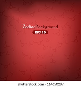 Zodiac Taurus background