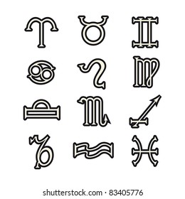 Zodiac - twelve Zodiac signs