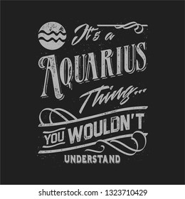 zodiac typography t shirt design for print on demand vector art illustration