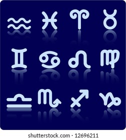 Zodiac vector iconset