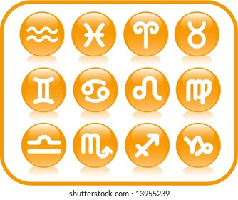 Zodiac vector iconset