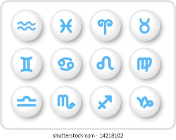Zodiac vector iconset