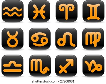 Zodiac vector iconset