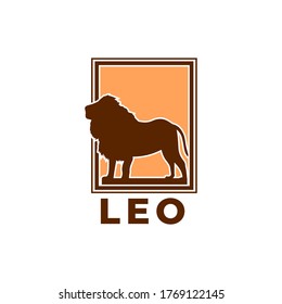 zodiac vector illustration leo sign