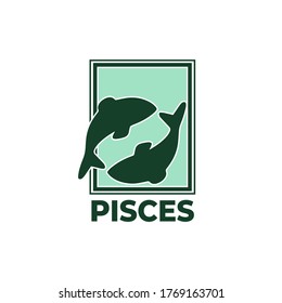 zodiac vector illustration pisces sign