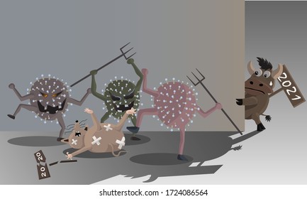 Zodiac Year 2020 hit by a virus attack