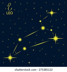 Zodiacal constellations LEO.