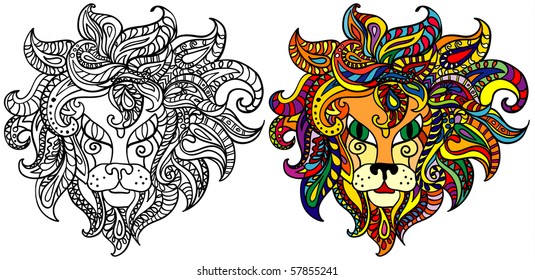 Zodiacal sign lion
