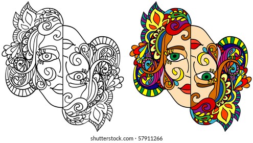 Zodiacal sign twins