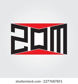 ZOM LOGO , AON LETTER LOGO, AON LETTER LOGO, ABSTRACT LOGO, MINIMAL , BRAND,  NEW