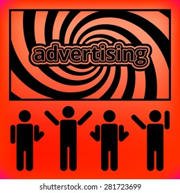 zombie advertising, business concept