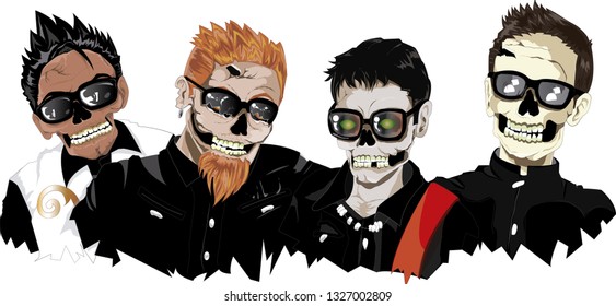 Zombie Band Vector