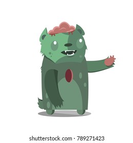 Zombie Bear For The Day Of Lovers