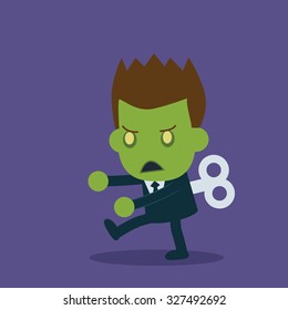 zombie businessman