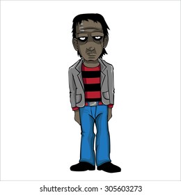Zombie Cartoon vector