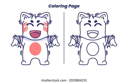 zombie cat with coloring pages