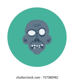 zombie circle icon