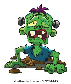 Zombie Coming Out of the Grave