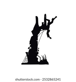 zombie deer hand coming out of the ground. Spooky Halloween decoration suitable for posters and web