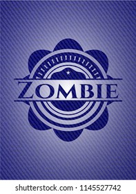 Zombie with denim texture