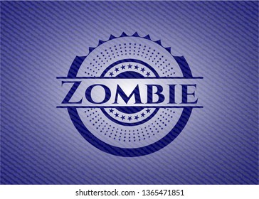 Zombie with denim texture
